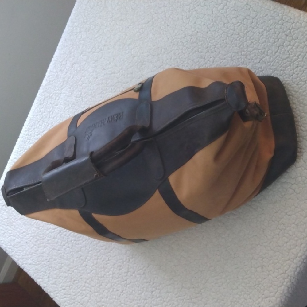 Remy Martin Leather and Canvas Tote/Travel Bag